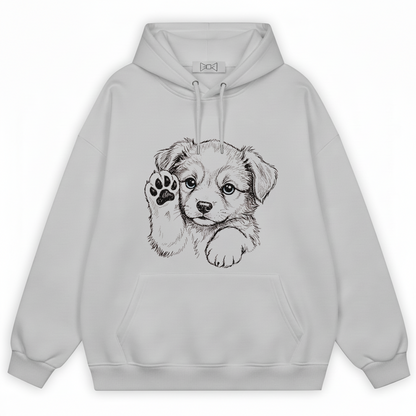 Will Work For Dog Treats Five Dogs Funny Hoodie H1083