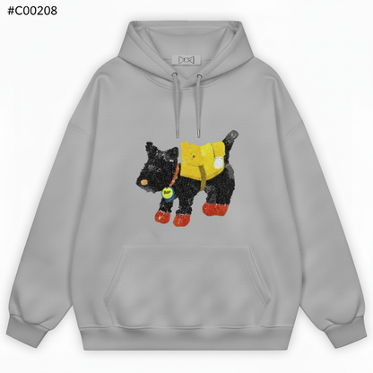 Vintage Scottie Dog Hoodie H1020