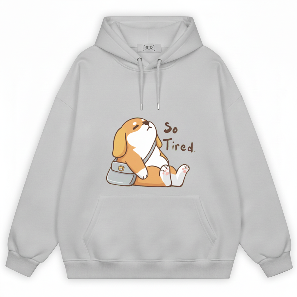 Funny So Tired Beagle Graphic Hoodie H1099