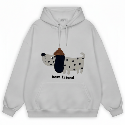 Best Friend Spotty Dog Hoodie H1045