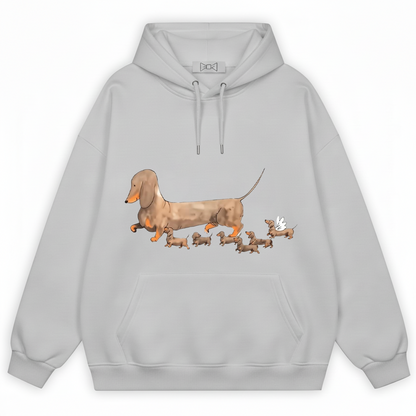 Dachshund Mom Angel Puppy Cute Hoodie H1095
