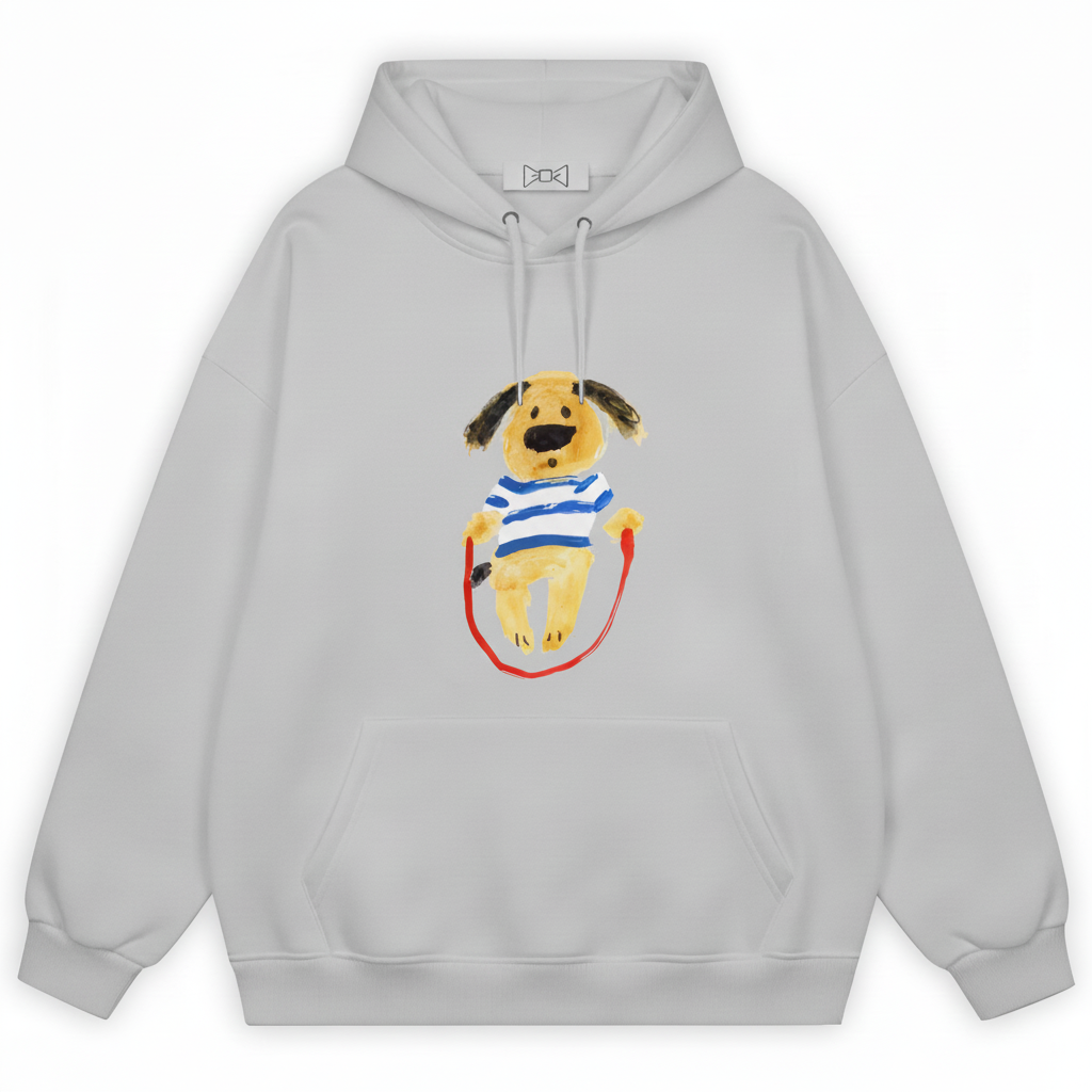 Jump Rope Dog Hoodie H1016