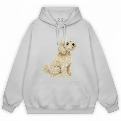 Fluffy Maltipoo Sitting Pose Hoodie H1070