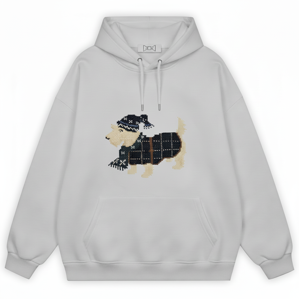 Pixel Yorkshire Terrier Hoodie H1035