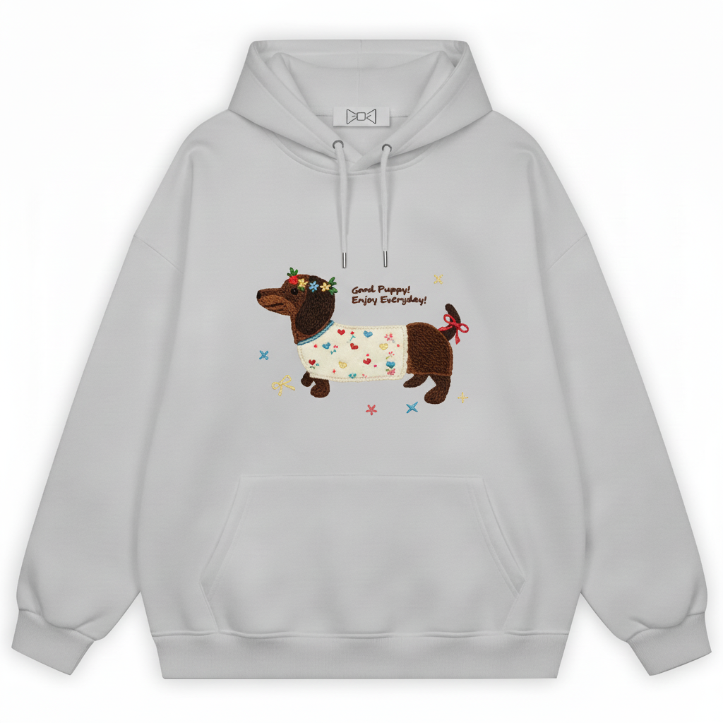 Sweater Dachshund Hoodie H1038