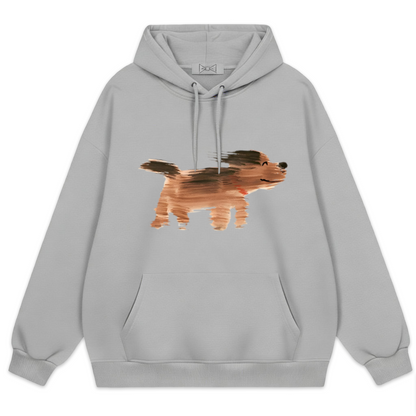 Retro Glitch Corgi Hoodie Retro H1010