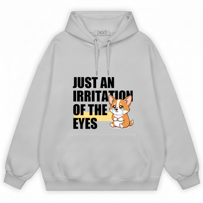 Irritation of the Eyes Funny Crying Corgi Hoodie H1103