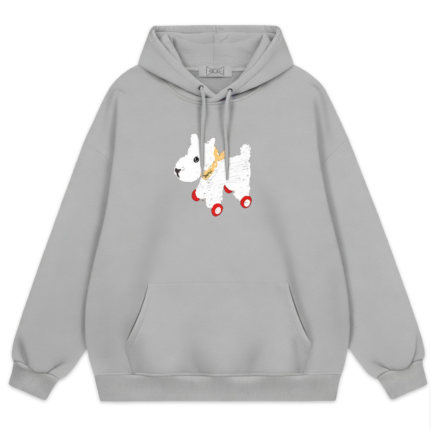 Cute White Dog Hoodie H1009