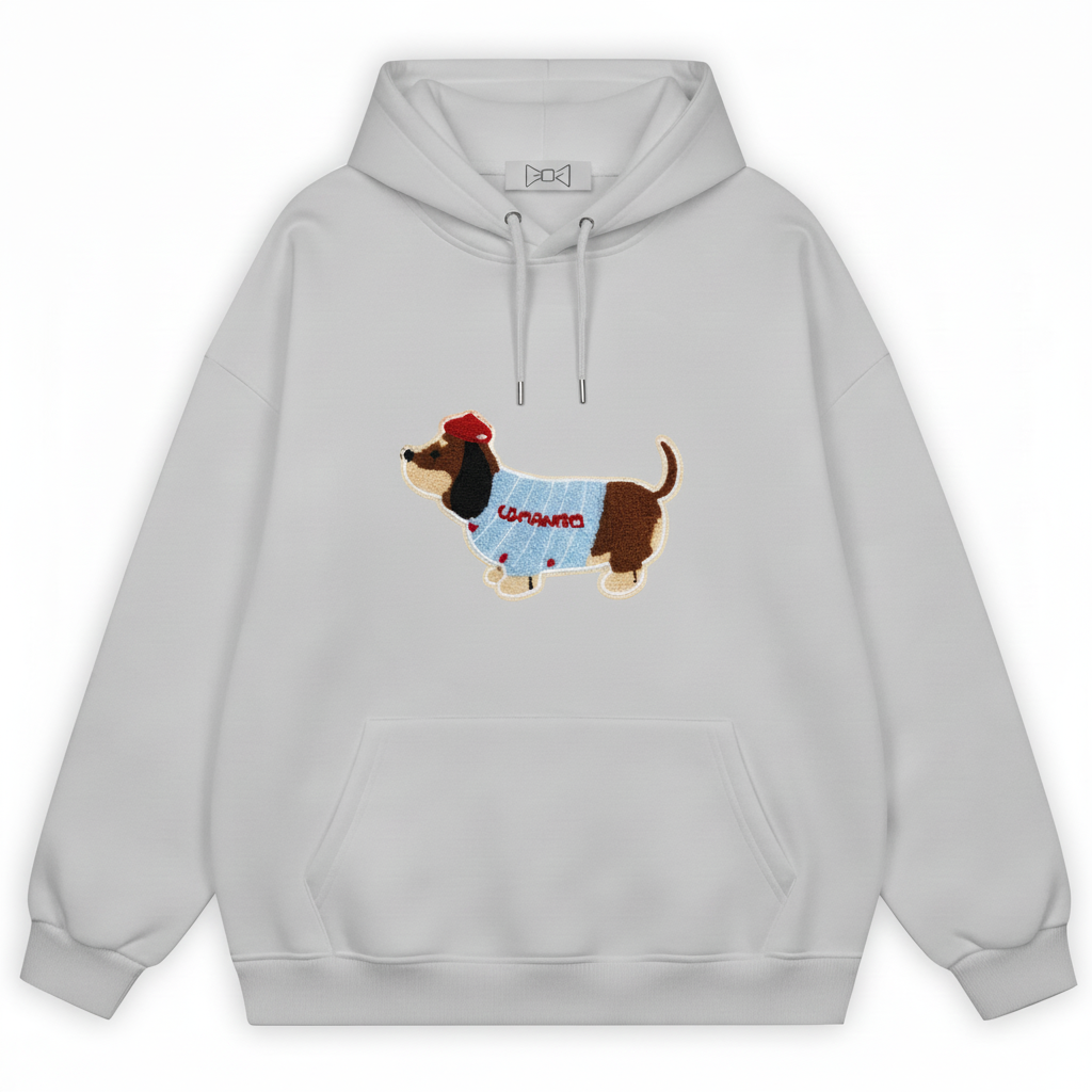 French Beret Dachshund Hoodie H1022