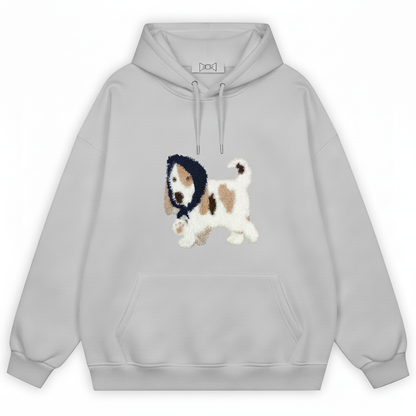 Fluffy Shih Tzu Walking Bandana Hoodie H1072