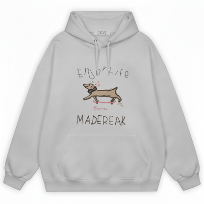 Minimalist Dog Madereak Terrier Hoodie H1027