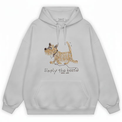Simply Bestie Scottie Dog Hoodie H1015