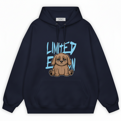 Limited Edition Crying Puppy Graffiti Graphic Hoodie H1085