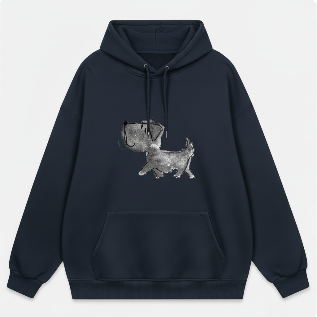 Watercolor Dachshund Graphic Hoodie H1005