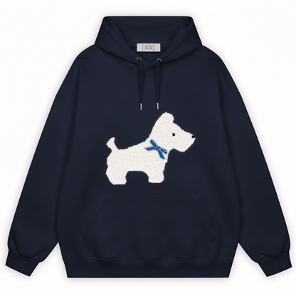 Fluffy Westie Hoodie H1048