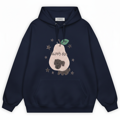 Happy Dog Pear Star Hoodie H1057