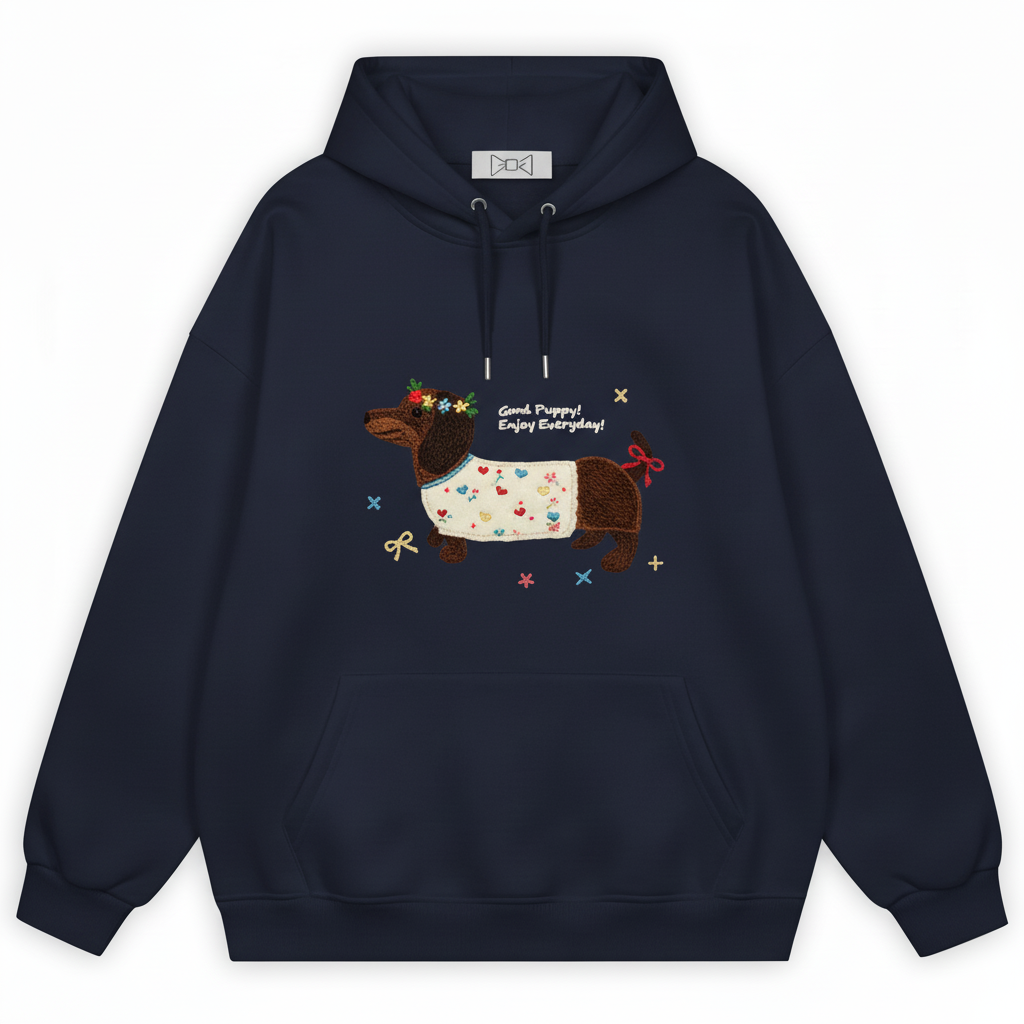 Sweater Dachshund Hoodie H1038