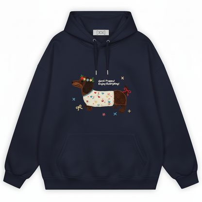 Sweater Dachshund Hoodie H1038