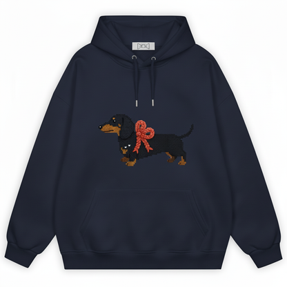 Pixel Art Dachshund Hoodie H1051
