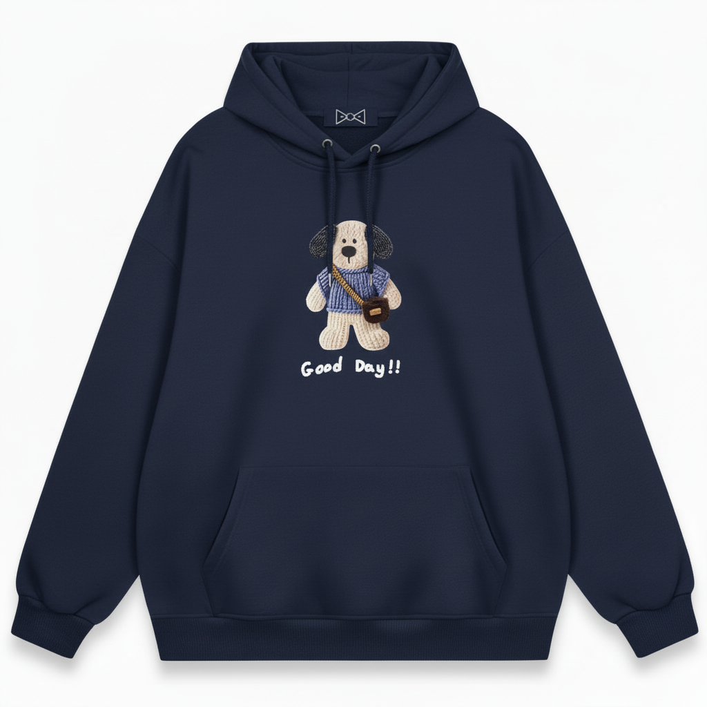 Good Day Dog Graphic Hoodie H1007