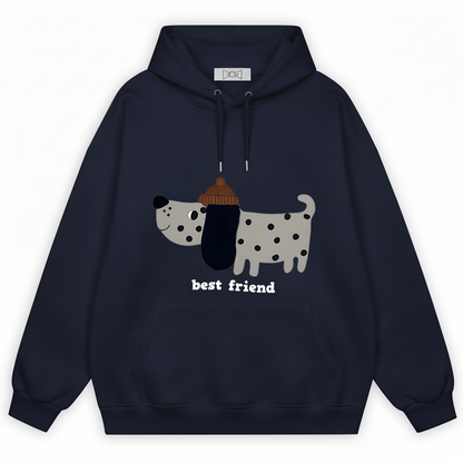 Best Friend Spotty Dog Hoodie H1045