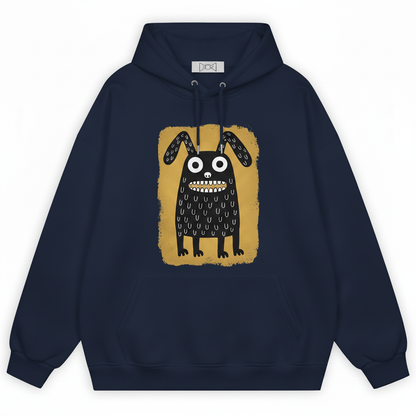 Creepy Cute Monster Bunny Funny Graphic Hoodie H1111