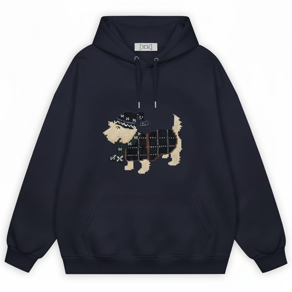 Pixel Yorkshire Terrier Hoodie H1035