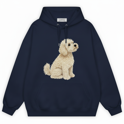 Fluffy Maltipoo Sitting Pose Hoodie H1070