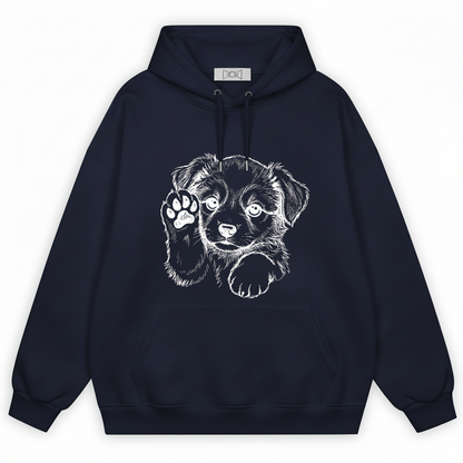 Will Work For Dog Treats Five Dogs Funny Hoodie H1083