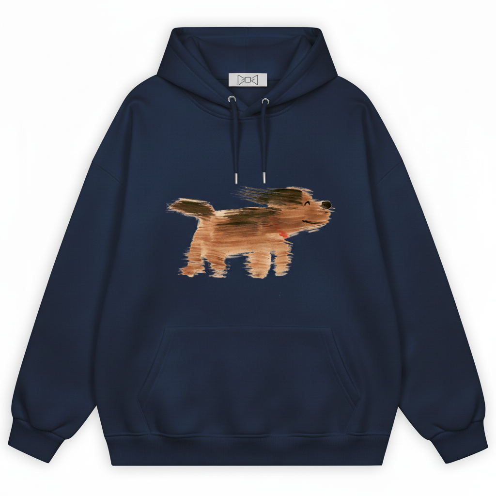 Retro Glitch Corgi Hoodie Retro H1010