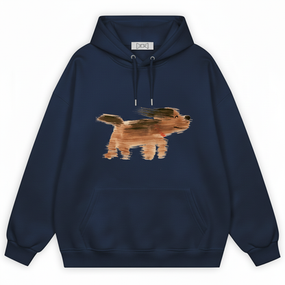 Retro Glitch Corgi Hoodie Retro H1010