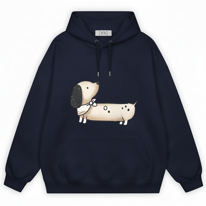 Cute Long Dachshund Dog Hoodie H1037