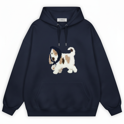 Fluffy Shih Tzu Walking Bandana Hoodie H1072