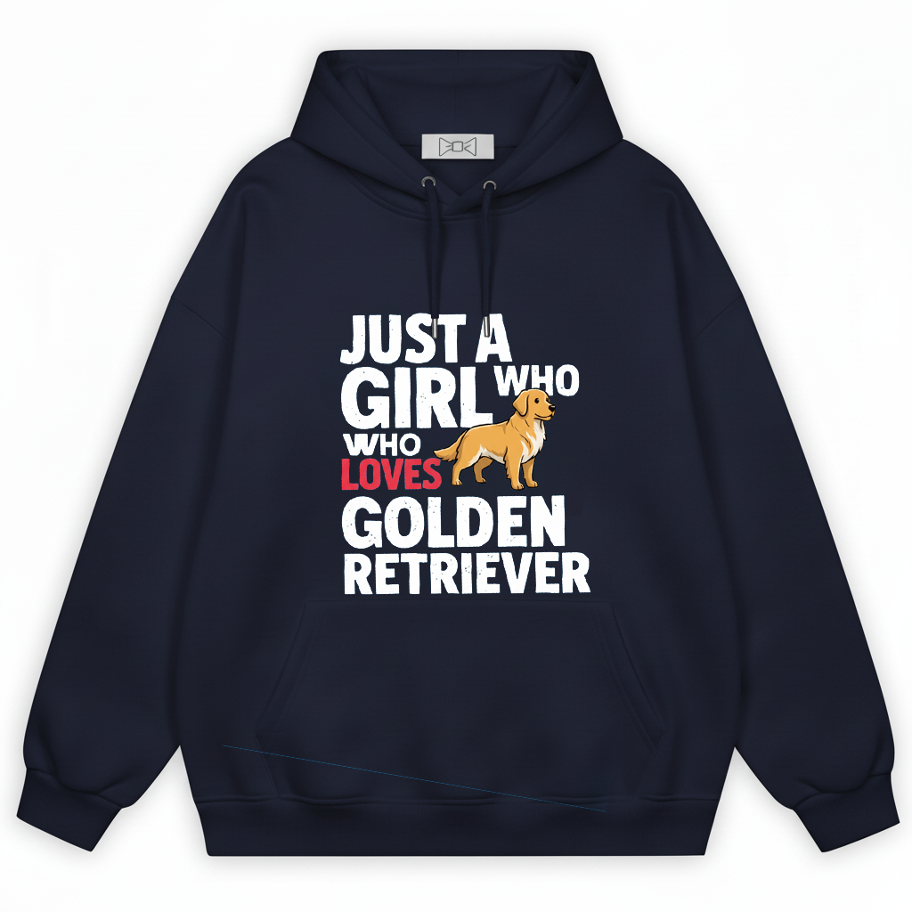 Who Loves Golden Retriever Hoodie H1091