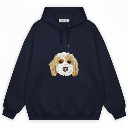 Fluffy Cocker Spaniel Big Face Hoodie H1069