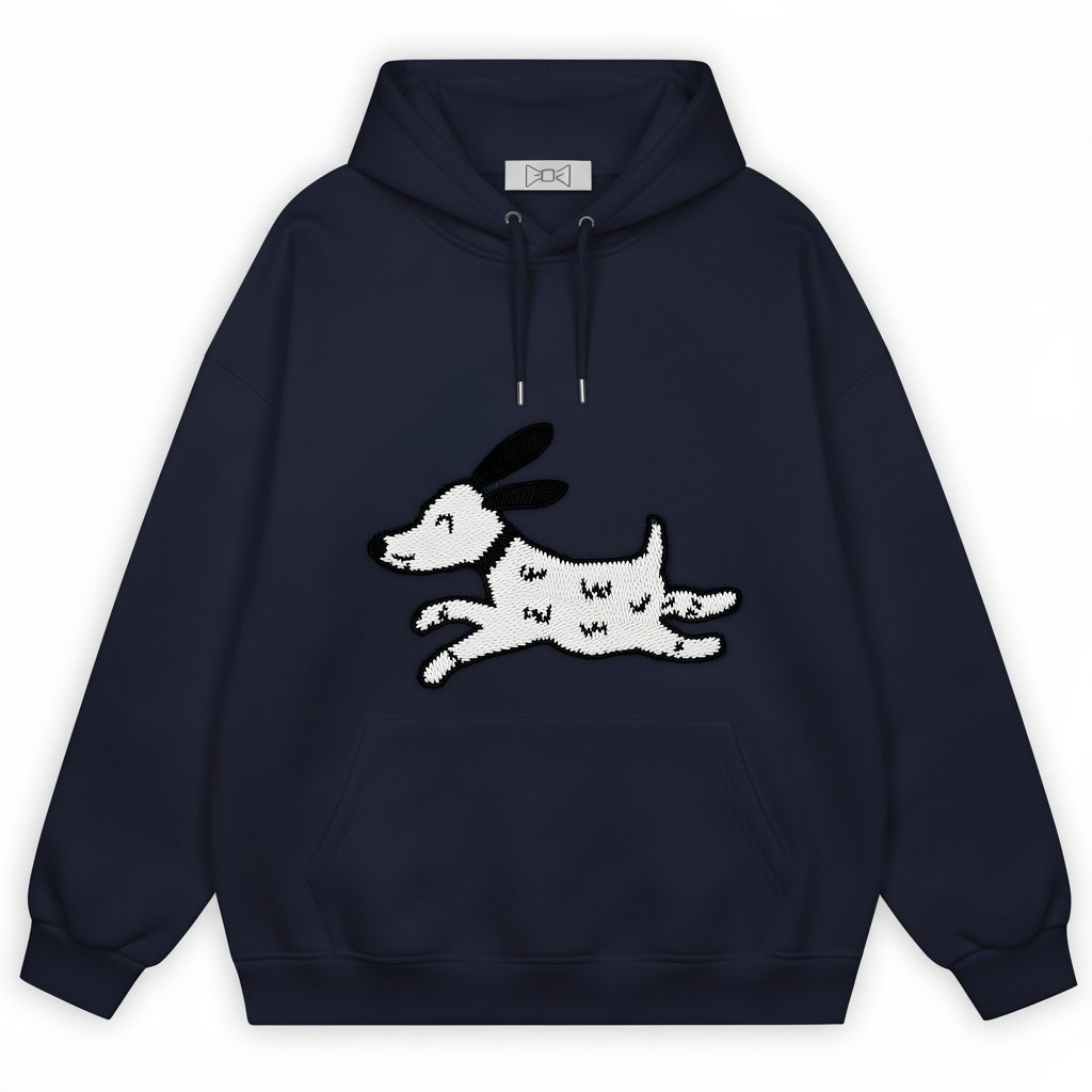 Running Spotty Dog Hoodie H1052