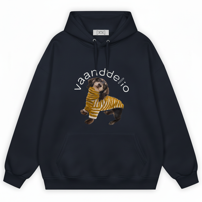 Vaanddelio Dachshund Stripe Sweater Hoodie H1074