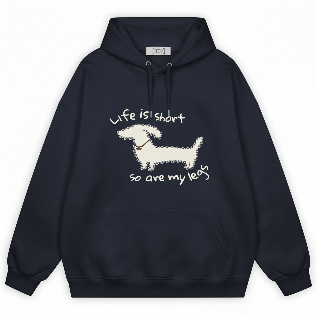 Funny Short Legs Dog Hoodie H1018