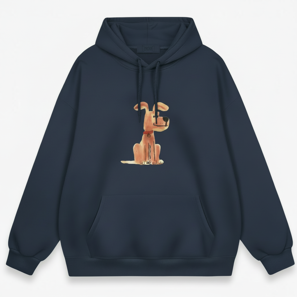 Cute Cartoon Dog Hoodie H1008
