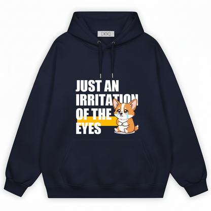 Irritation of the Eyes Funny Crying Corgi Hoodie H1103