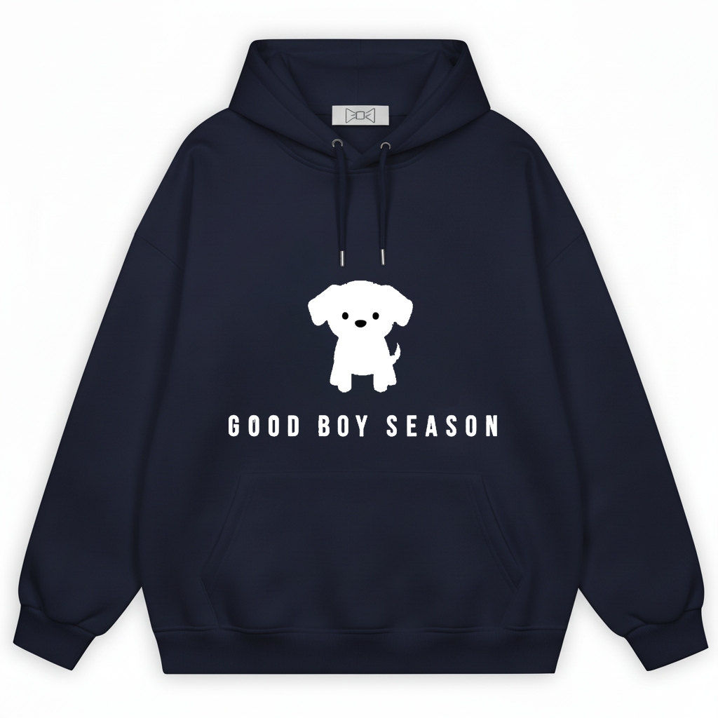 Good Boy Season Puppy Silhouette Hoodie H1080