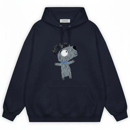 Funny Sketchy Dog Hoodie H1011
