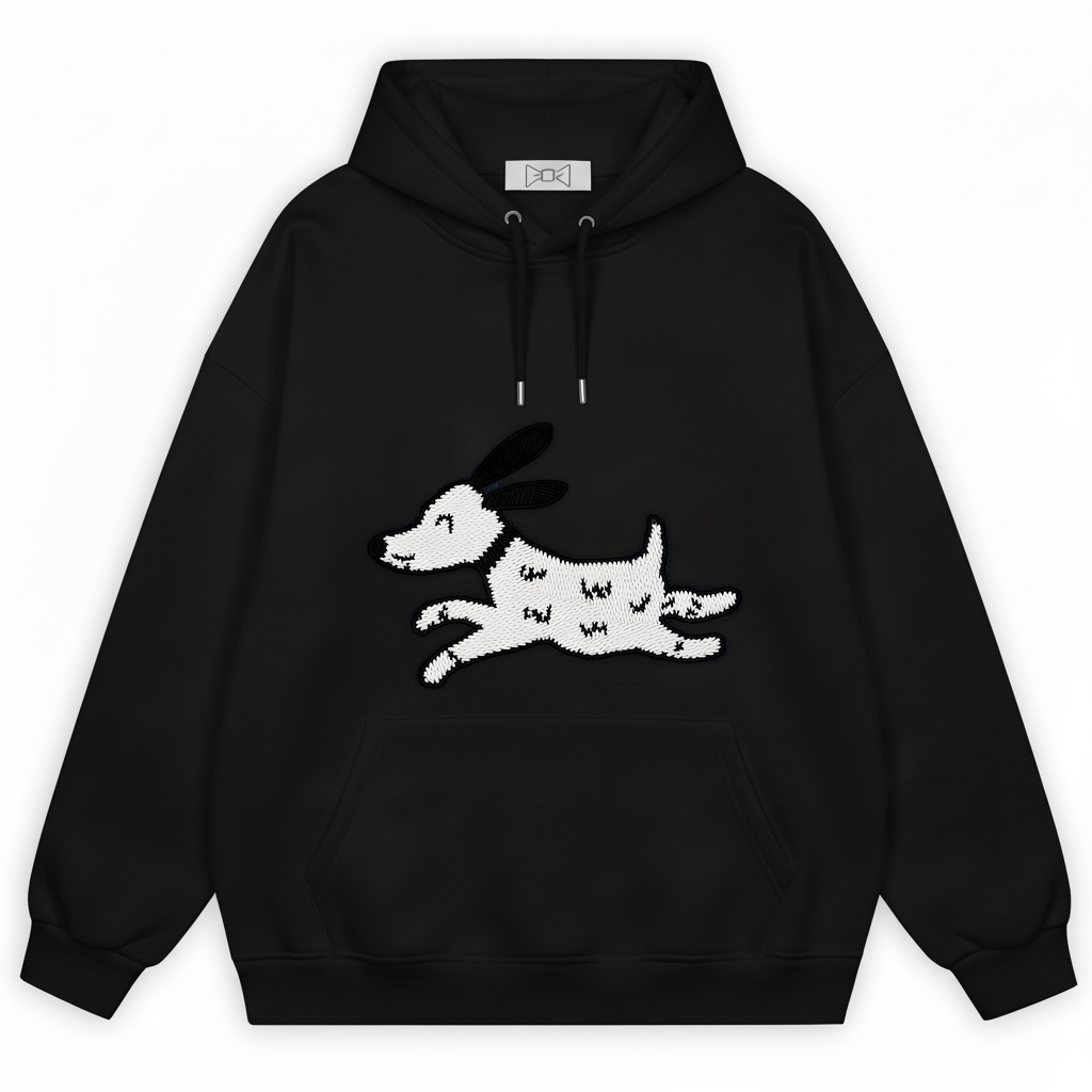 Running Spotty Dog Hoodie H1052