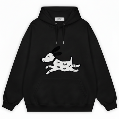 Running Spotty Dog Hoodie H1052