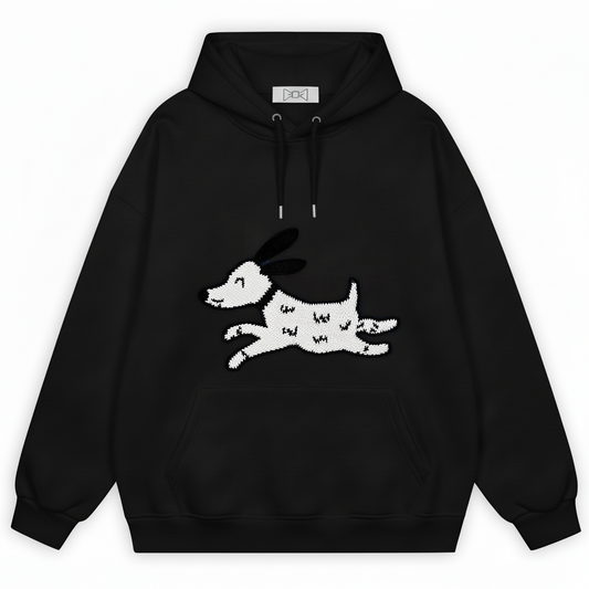 Running Spotty Dog Hoodie H1052