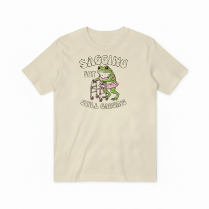 Cream Sagging Frog