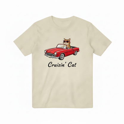 米黄色Cruisin' Cat T恤