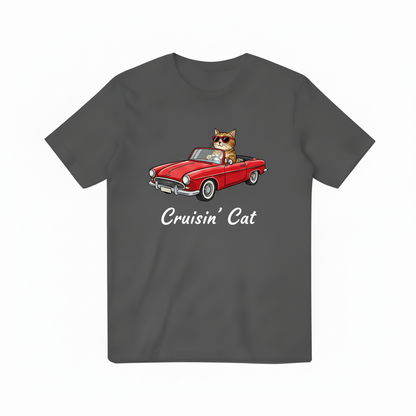 深灰色Cruisin' Cat T恤