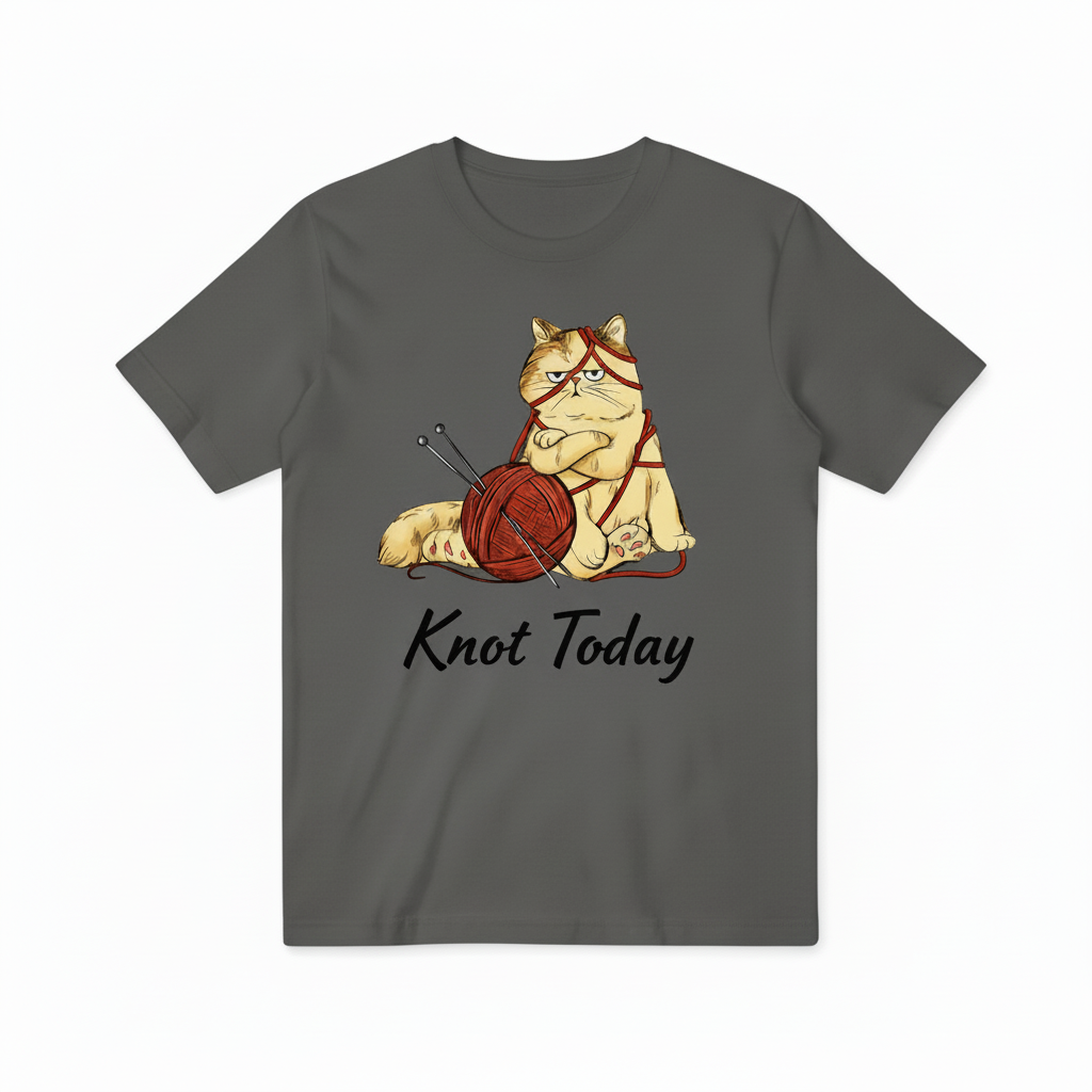 Dark Gray Knot Today T-shirt