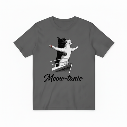 Dark Gray Meow-tanic T-shirt